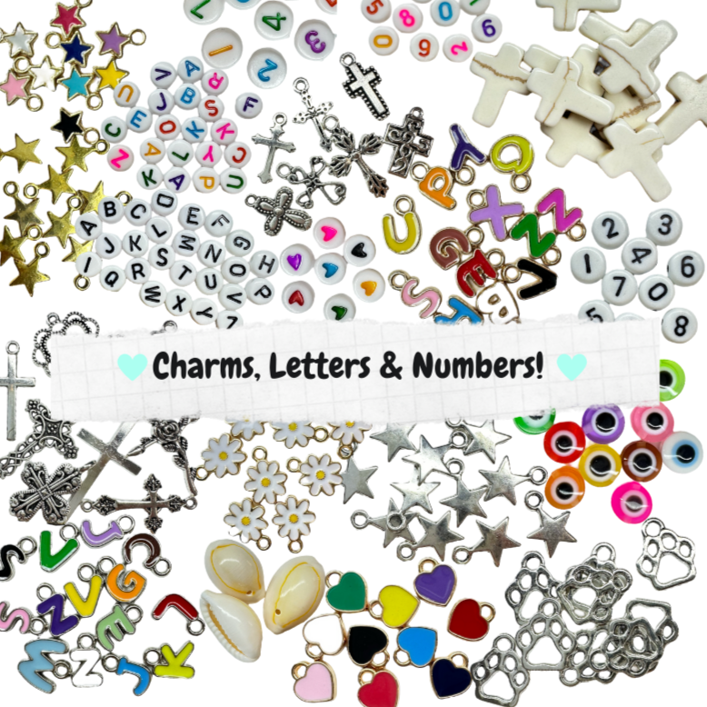 Charms, letters & numbers!