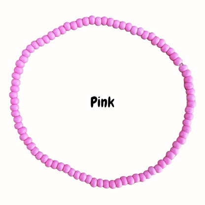 Stacking bracelets - 2mm Single Colour